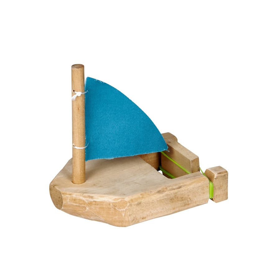 Spiegelburg Holzbausatz Spiegelburg Schnitzset Boot aus Holz, ab 8 Jahre