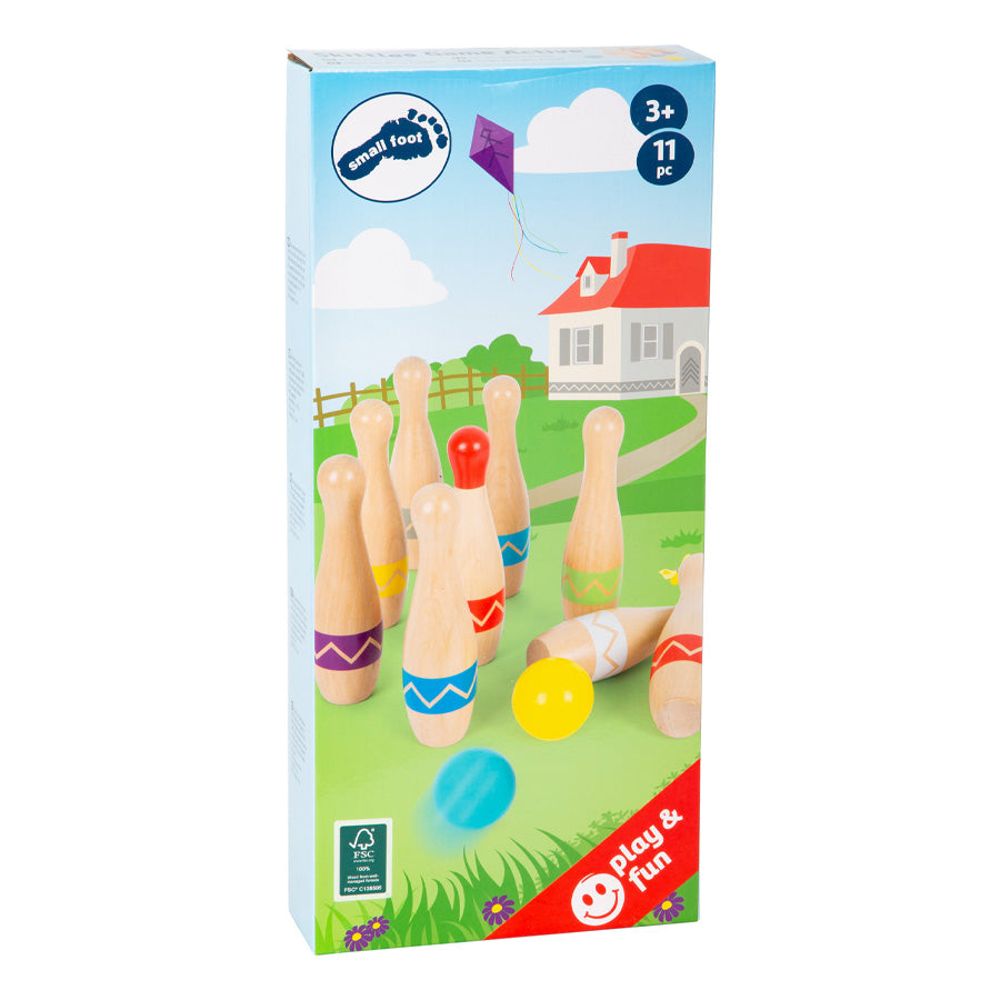 Skittles Game Active mit Holzkegeln 11912