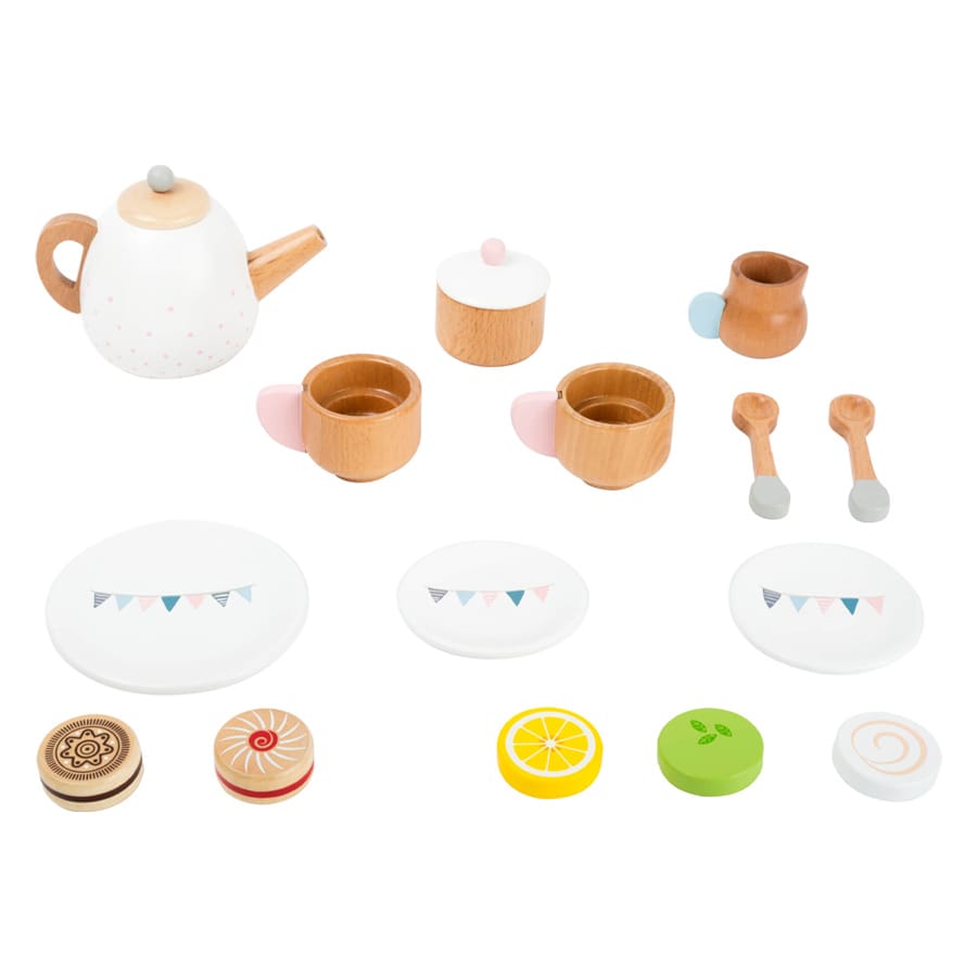 Legler Rollenspiel Small foot Teeservice Kinderküche, aus Holz, ab 3 Jahre