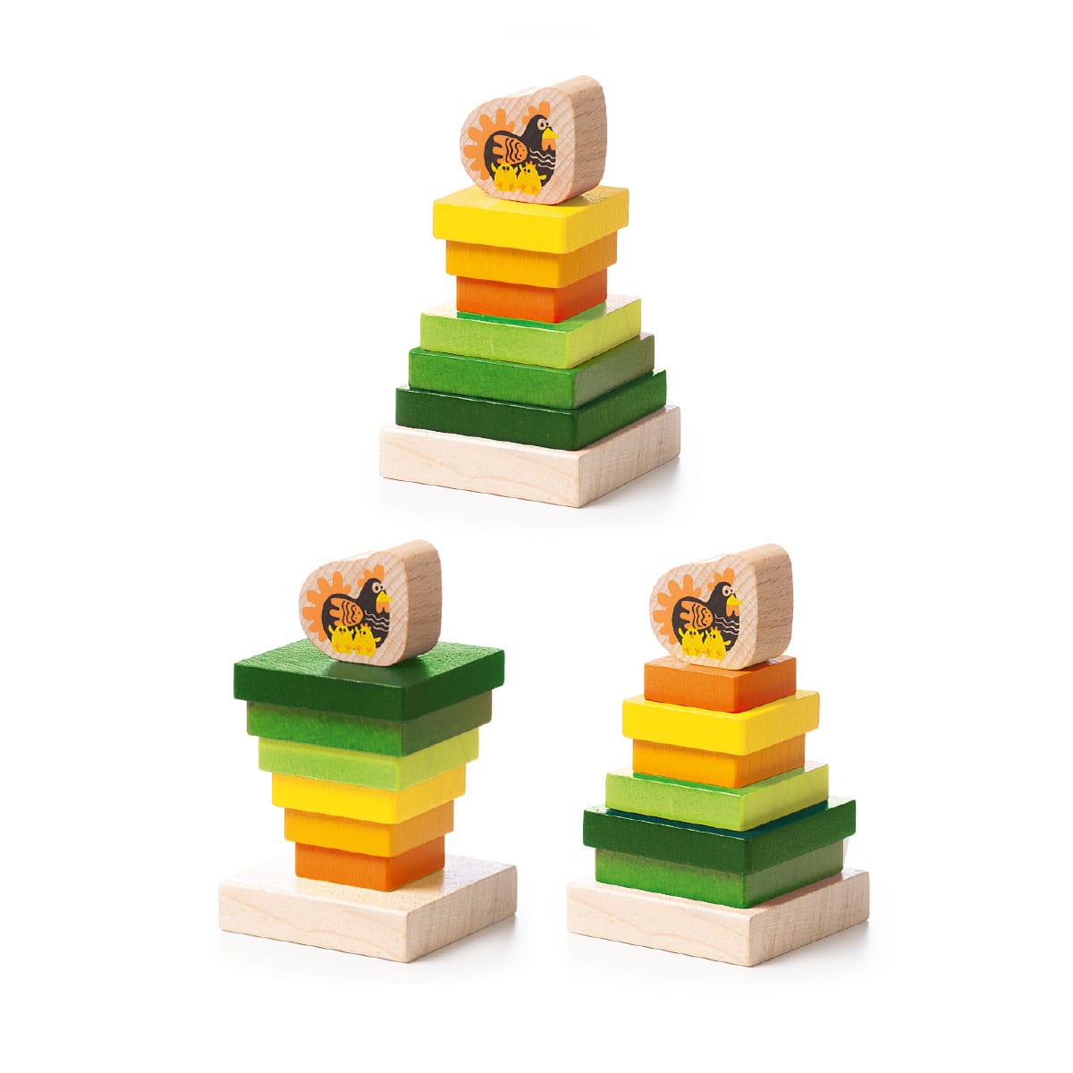 Cubika Stapelwürfel Stapelspiel "Tower LD-15"