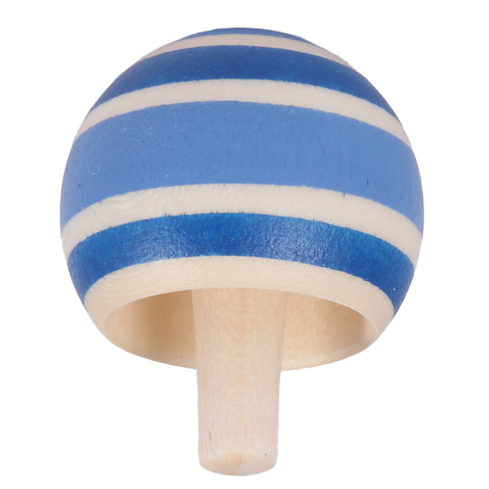Umkehrkreisel aus Holz blau
