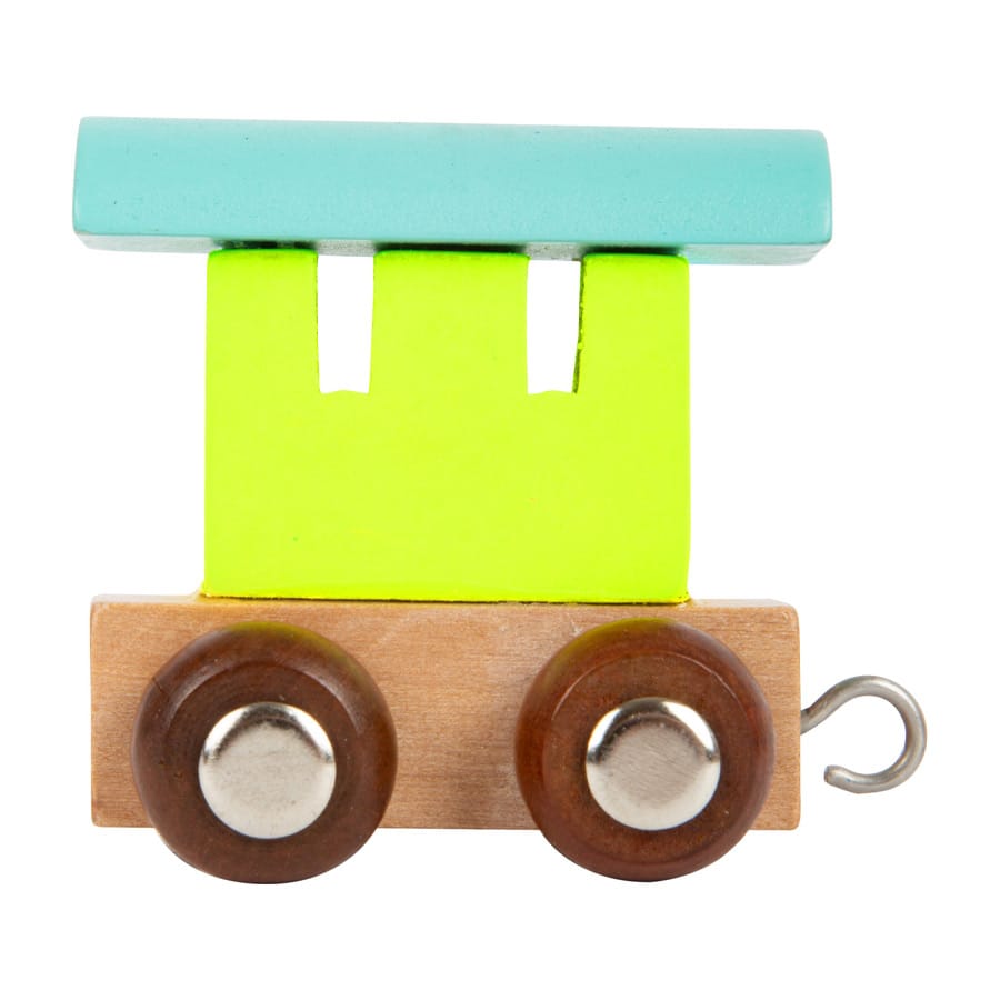 Legler Dekoration Waggon bunt Buchstabenzug Namenszug aus Holz – Personalisierte Geschenkidee