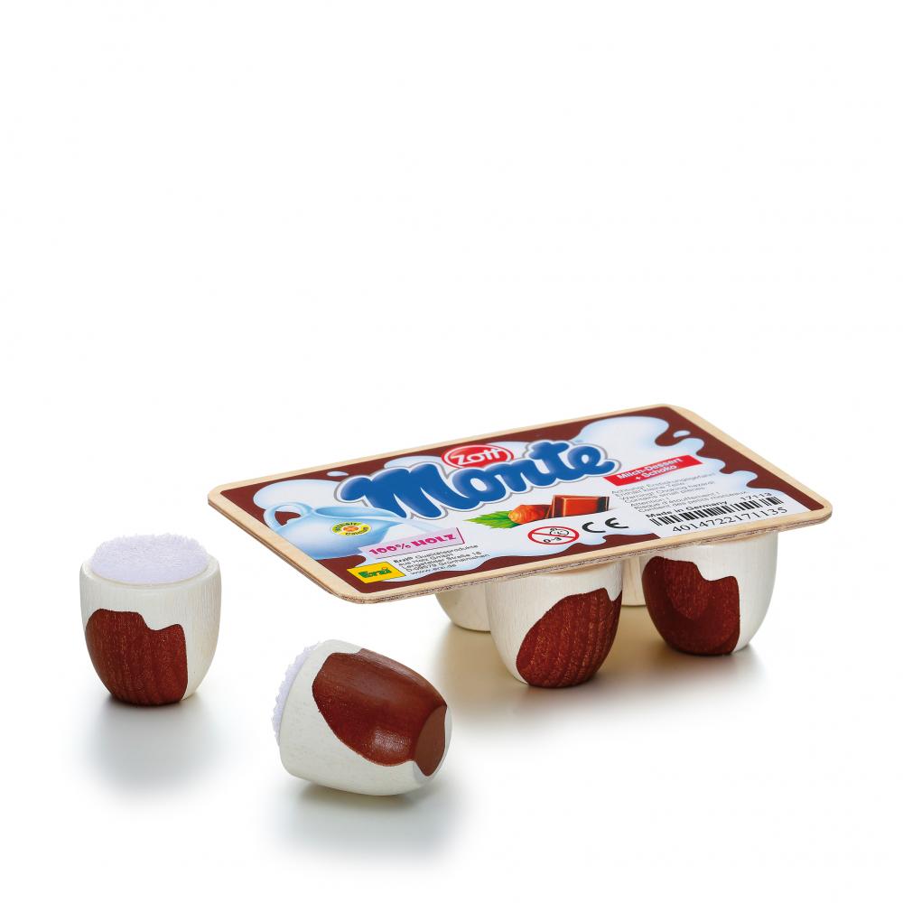 Zott Monte Dessert aus Holz Kaufladen