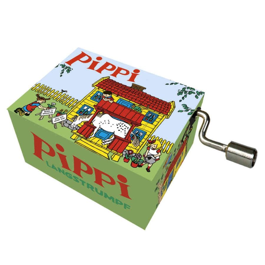 Fridolin Spieluhr Fridolin Kurbelspieldose Spieluhr „Schlaft alle“ – Pippi Langstrumpf, Drehorgel