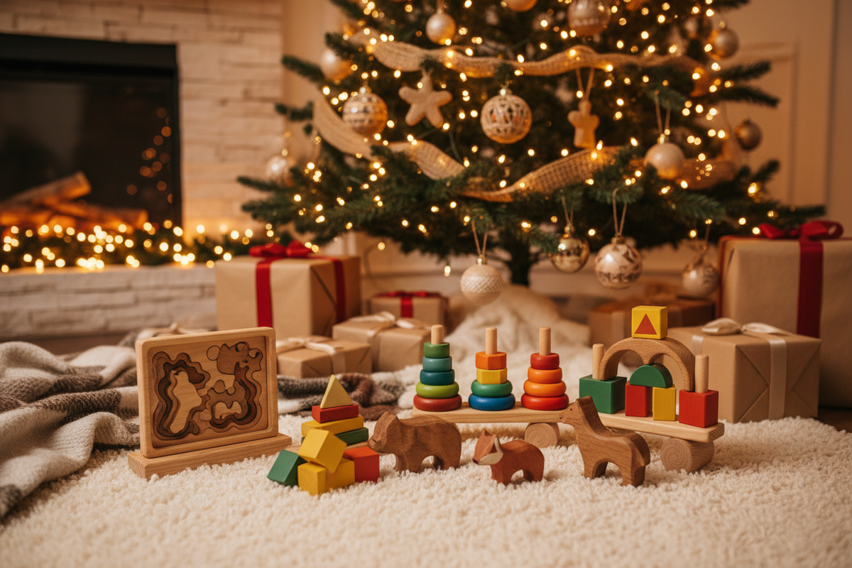 Weihnachtsgeschenke Holzspielzeug