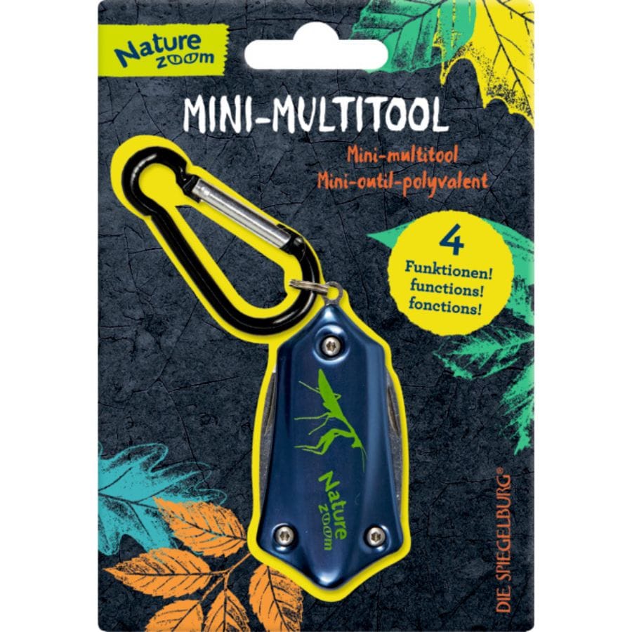Spiegelburg Spielzeug für draußen Mini-Multitool Nature Zoom mit Karabiner | Spiegelburg