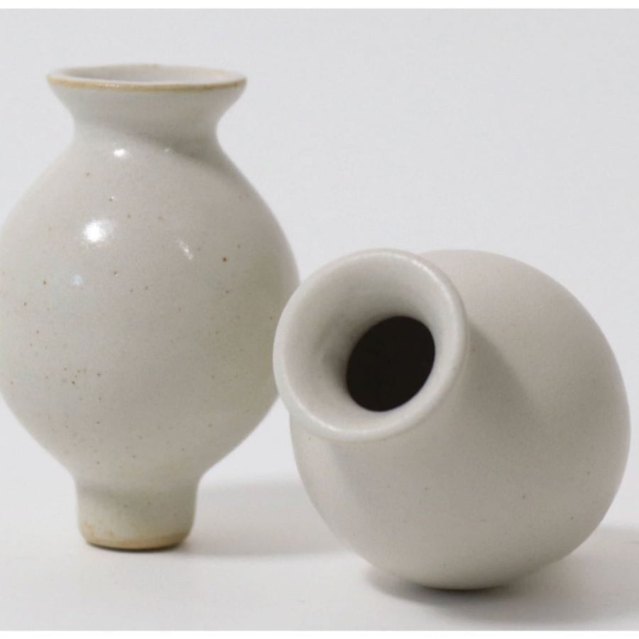 GRIMM'S Geburtstagsdekoration GRIMM’S Vase weiß für Festtagsring & Geburtstagsring – Keramik