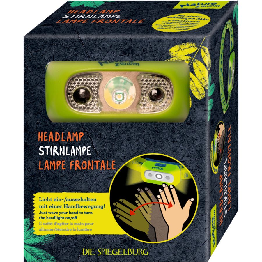 Nature Zoom Stirnlampe mit Bewegungssensor – Kinder Outdoor Lampe von Spiegelburg