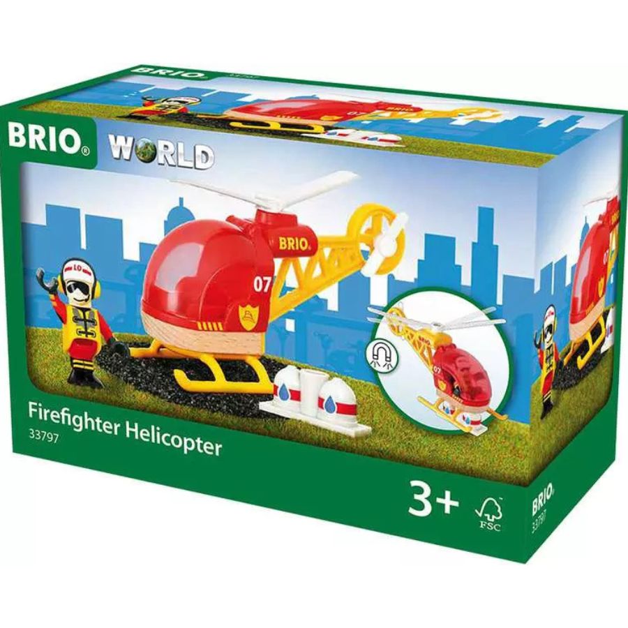 BRIO World Feuerwehr-Hubschrauber – ab 3 Jahren