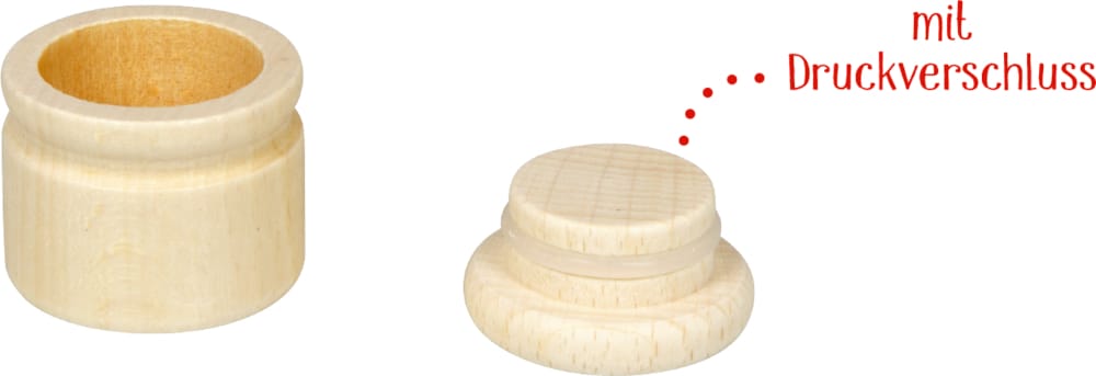 Coppenrath Dekoration Spiegelburg „Mein kleiner Ponyhof“ Kleine Holzdose – Milchzahndose für Kinder, 3 Designs