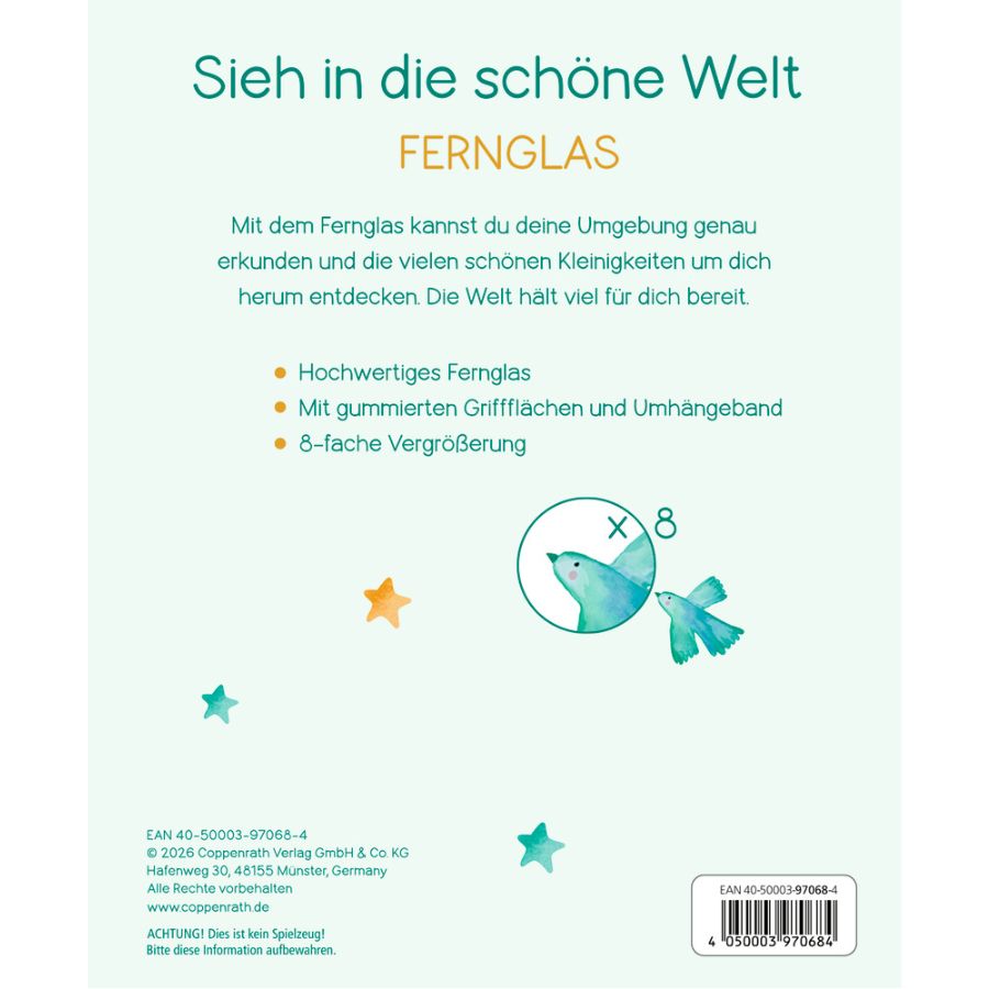 Spiegelburg Fernglas „Sieh in die schöne Welt“ – Kinderfernglas