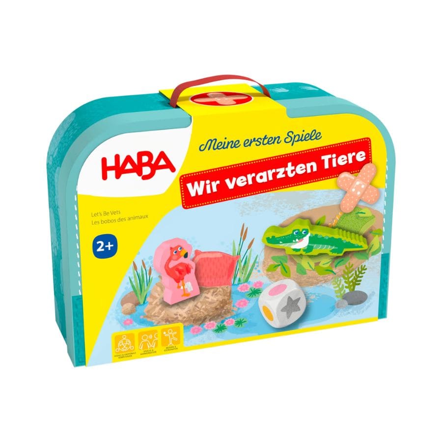 HABA Meine ersten Spiele – Wir verarzten Tiere – Zuordnungsspiel ab 2 Jahren