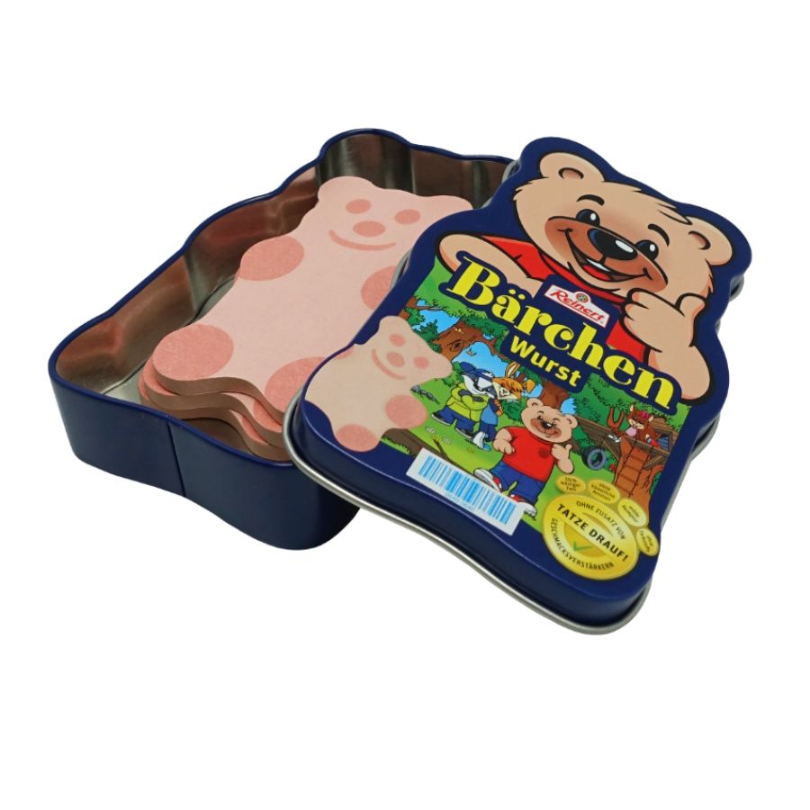 Reinert Bärchen Wurst aus Holz in Metalldose