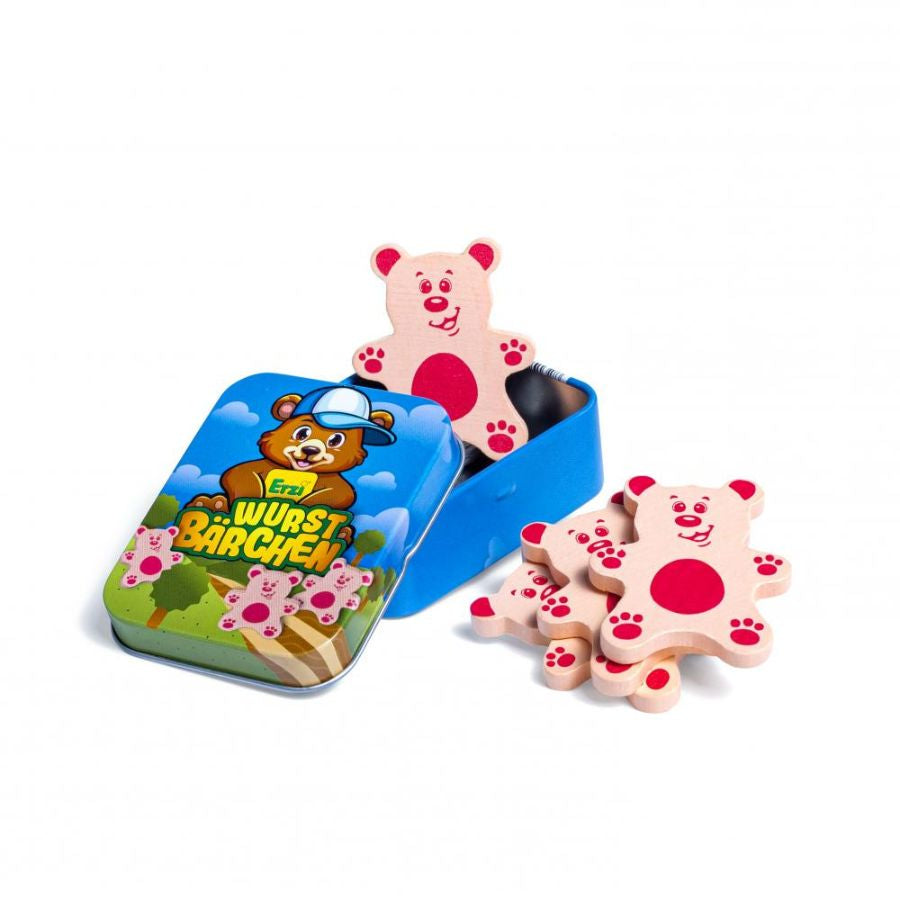 Erzi Wurstbärchen in der Dose – für Kaufladen & Kinderküche, ab 3 Jahre