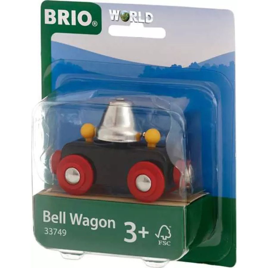BRIO World Glockenwagen – Eisenbahn-Waggon mit Klang, ab 3 Jahren