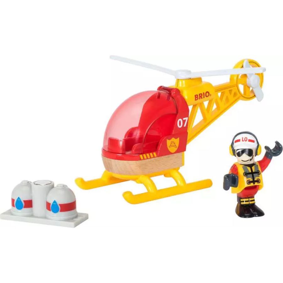 BRIO World Feuerwehr-Hubschrauber – ab 3 Jahren