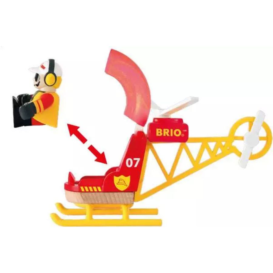 BRIO World Feuerwehr-Hubschrauber – ab 3 Jahren