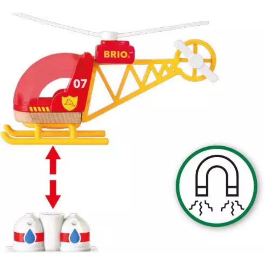 BRIO World Feuerwehr-Hubschrauber – ab 3 Jahren
