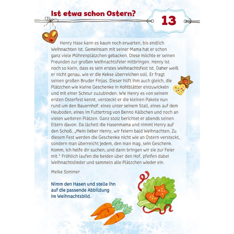 Mein erster Adventskalender – Weihnachten auf dem Bauernhof