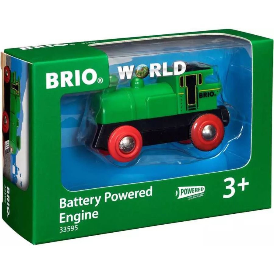 BRIO World Speedy Green – Batterielok mit Licht, ab 3 Jahren