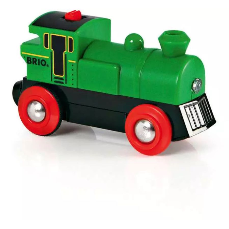 BRIO World Speedy Green – Batterielok mit Licht, ab 3 Jahren