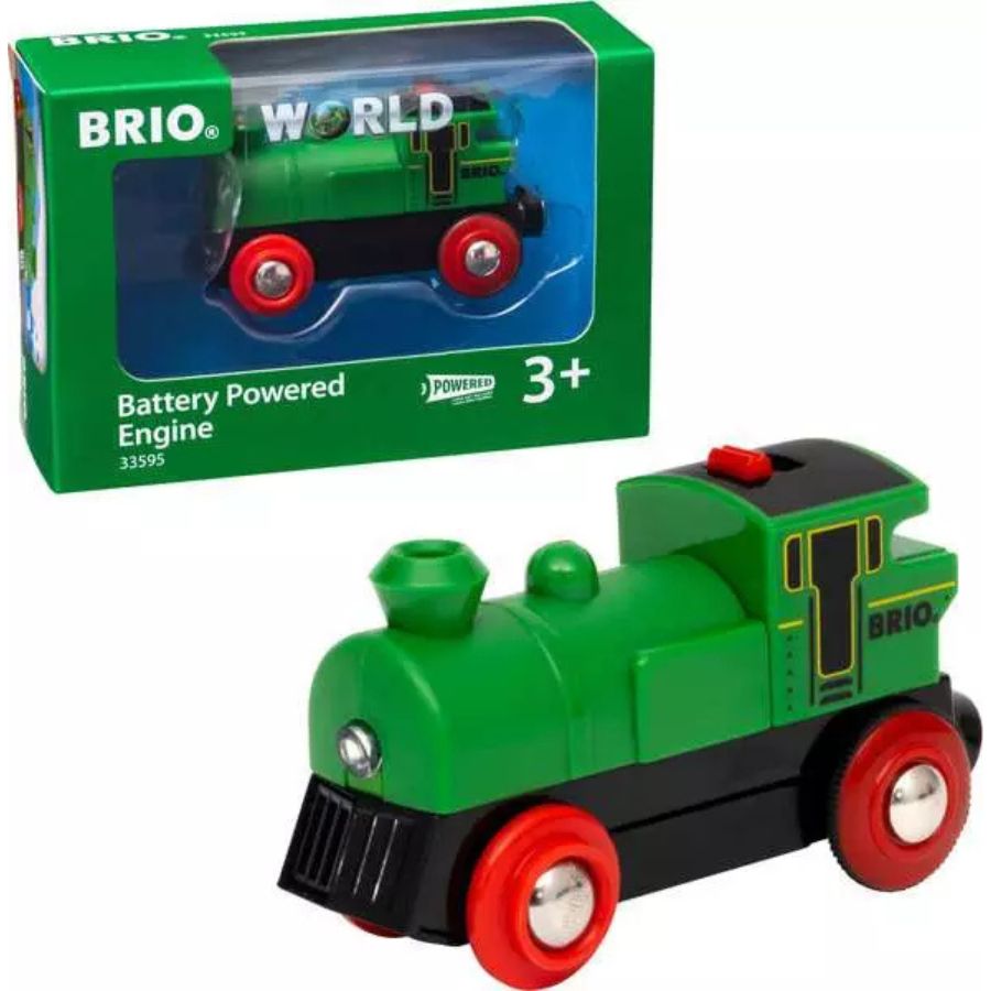 BRIO World Speedy Green – Batterielok mit Licht, ab 3 Jahren