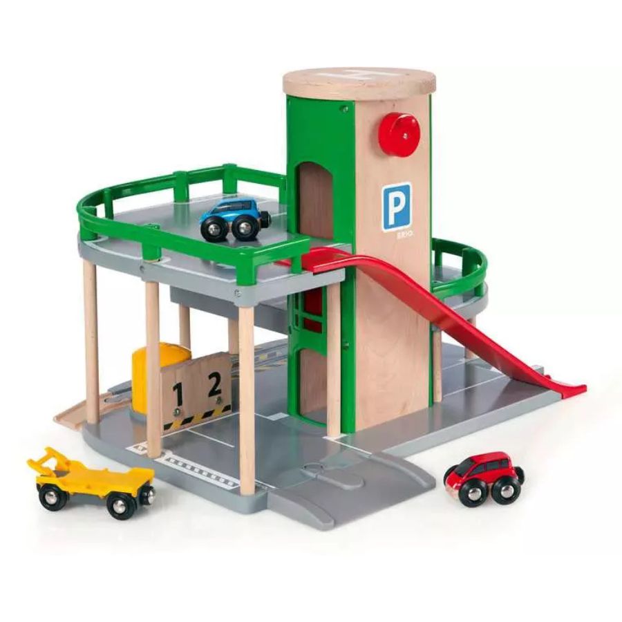 BRIO World Parkhaus, Straßen & Schienen ab 3 Jahre