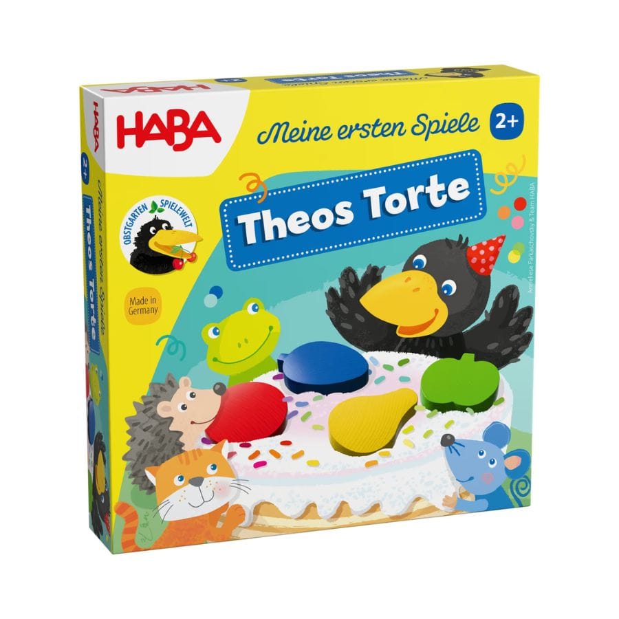 HABA Lernspielzeug HABA Meine ersten Spiele – Theos Torte – Bewegungsspiel ab 2 Jahren