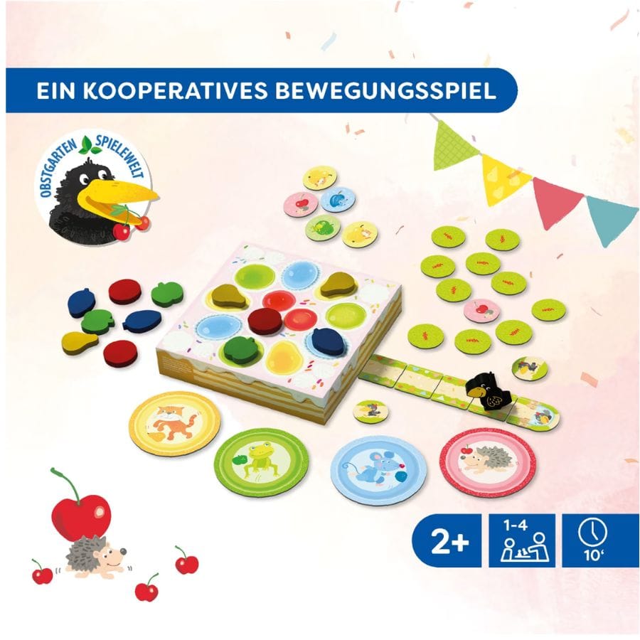 HABA Lernspielzeug HABA Meine ersten Spiele – Theos Torte – Bewegungsspiel ab 2 Jahren