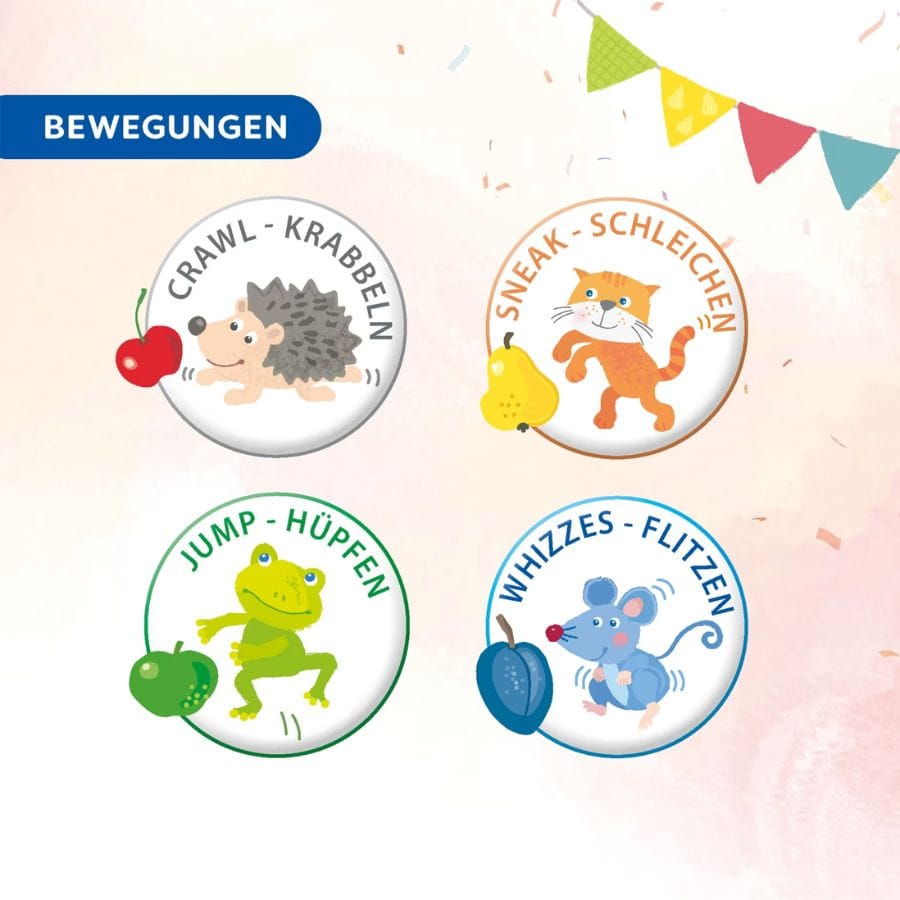 HABA Lernspielzeug HABA Meine ersten Spiele – Theos Torte – Bewegungsspiel ab 2 Jahren