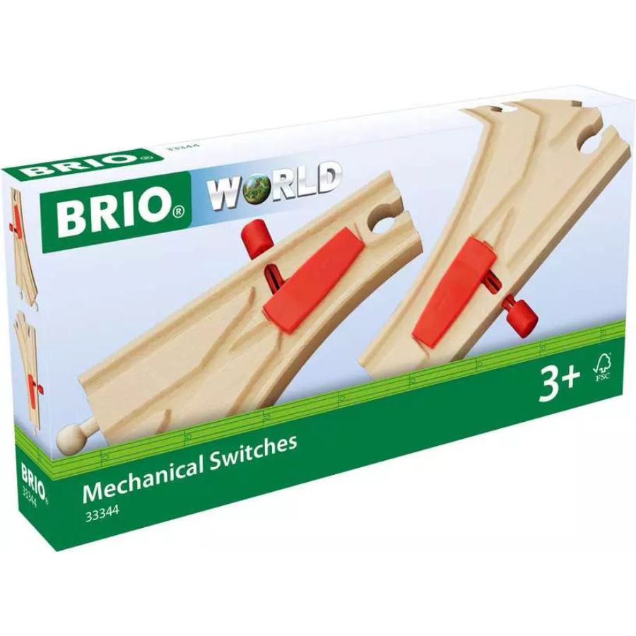 BRIO World Mechanisches Weichenpaar (L1/M1) – ab 3 Jahren