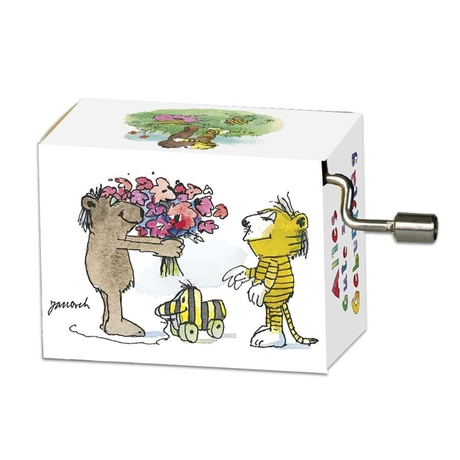 Fridolin Spieluhr Fridolin Spieluhr „Happy Birthday“ – Janosch „Blumenstrauß“ Kurbelspieldose