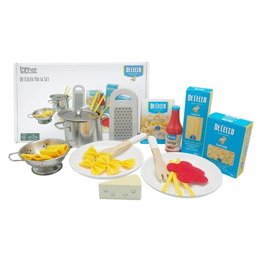 Tanner Kinderküche Tanner De Cecco Pasta-Set 16-teilig – Zubehör für Kinderküche & Kaufladen, ab 2 Jahre