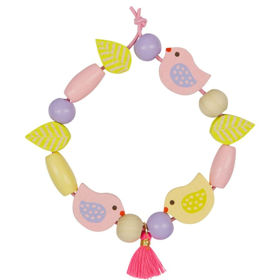 Spiegelburg Kunst- & Bastelsets Spiegelburg DIY Holzperlenarmband „Fröhliche Ostern“ – Bastelset für Kinder