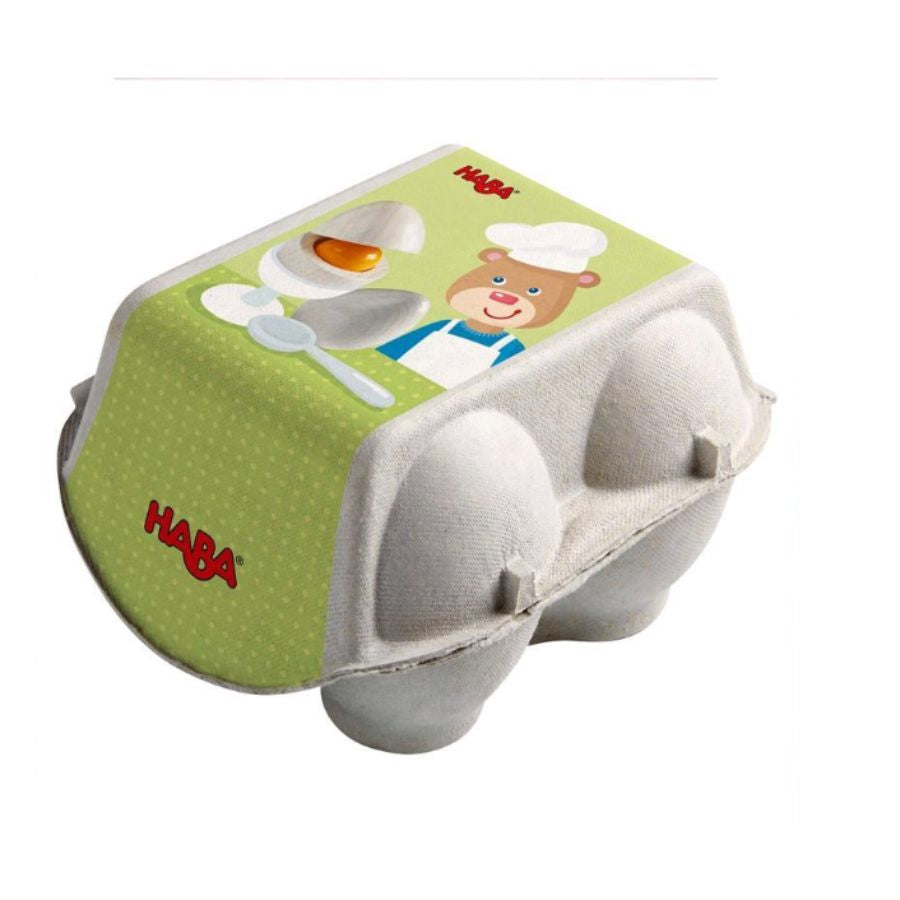 HABA „Eier im Karton“ – 4-tlg. für Kaufladen & Kinderküche, ab 3 Jahre