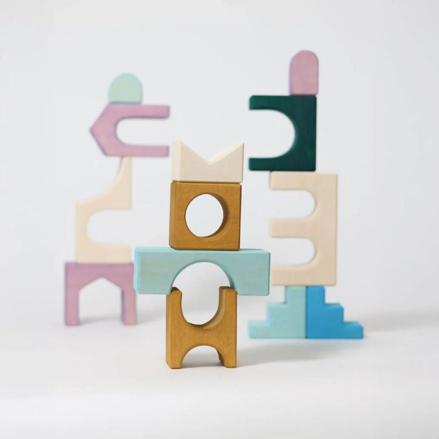 Grimm’s Kleiner Baukasten Floors – Architektonischer Holzbaukasten, ab 1 Jahr