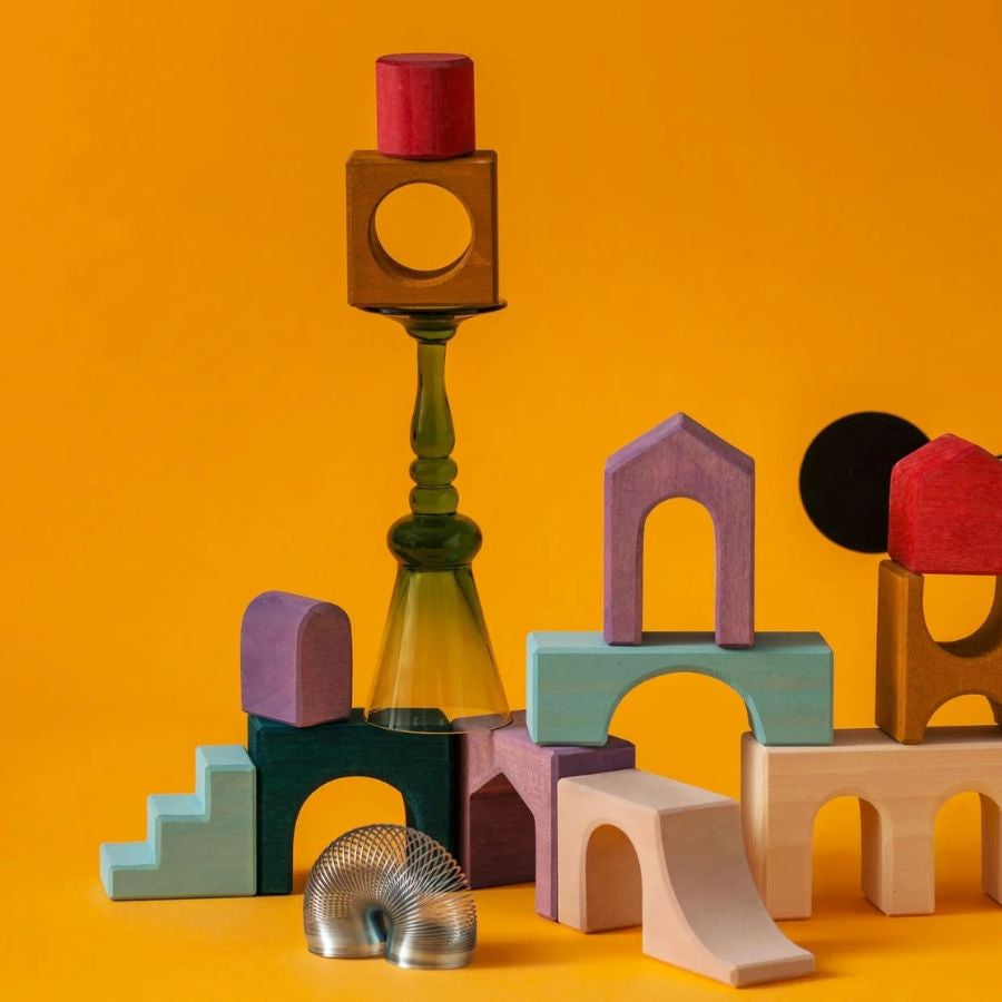 Grimm’s Kleiner Baukasten Floors – Architektonischer Holzbaukasten, ab 1 Jahr