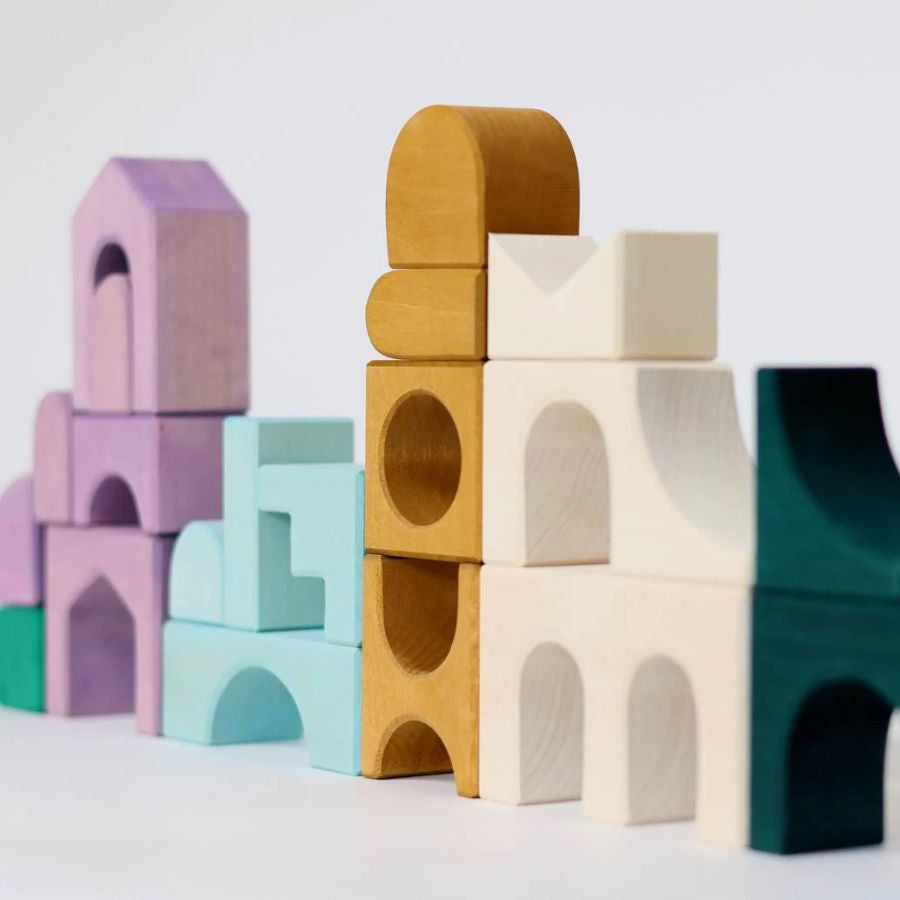 Grimm’s Kleiner Baukasten Floors – Architektonischer Holzbaukasten, ab 1 Jahr