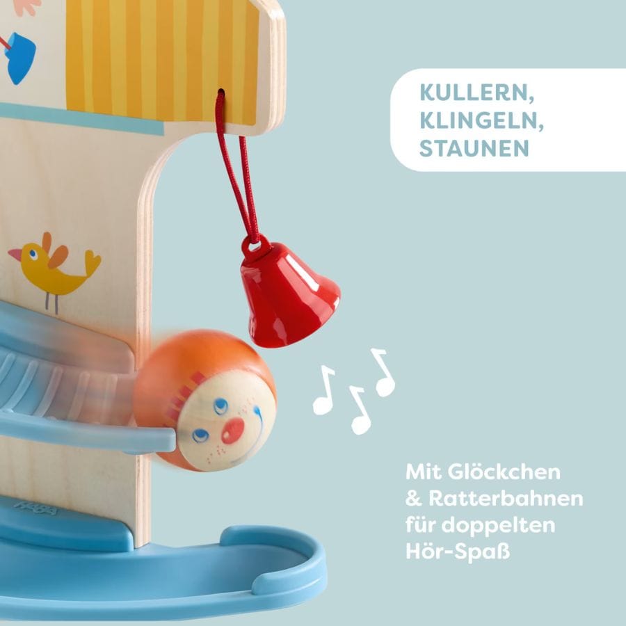 HABA Kugelbahn HABA Stand-Kugelbahn Kullerhaus – Kugelbahn ab 1 Jahr