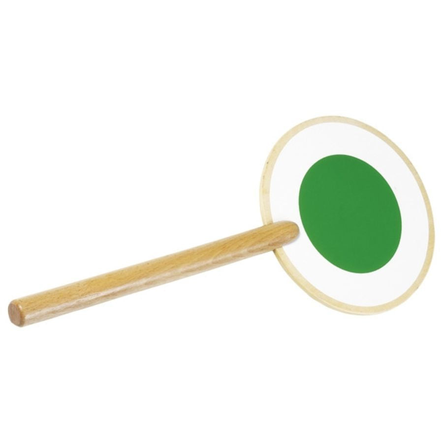 Goki Signalkelle aus Holz – Spielspaß für kleine Zugführer, ab 3 Jahre