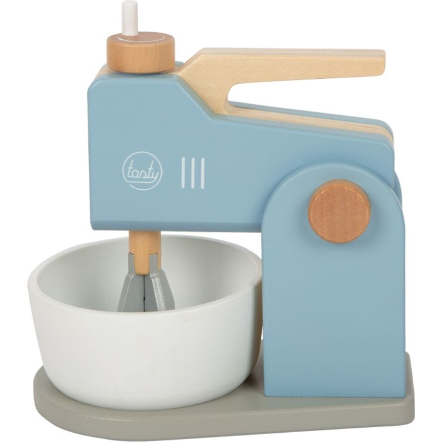 Legler Kinderküche small foot Mixer-Set „tasty“ aus Holz – Kinderküchen-Backset mit 11-teiligem Zubehör, ab 3 Jahre