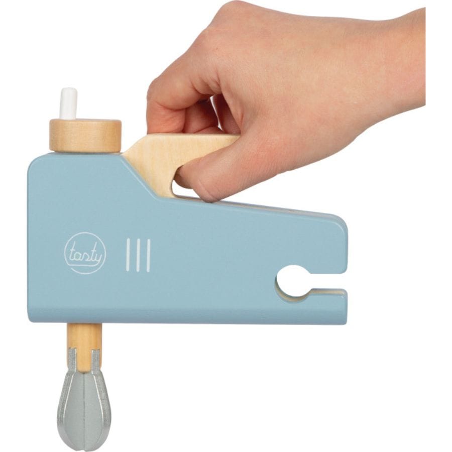 Legler Kinderküche small foot Mixer-Set „tasty“ aus Holz – Kinderküchen-Backset mit 11-teiligem Zubehör, ab 3 Jahre