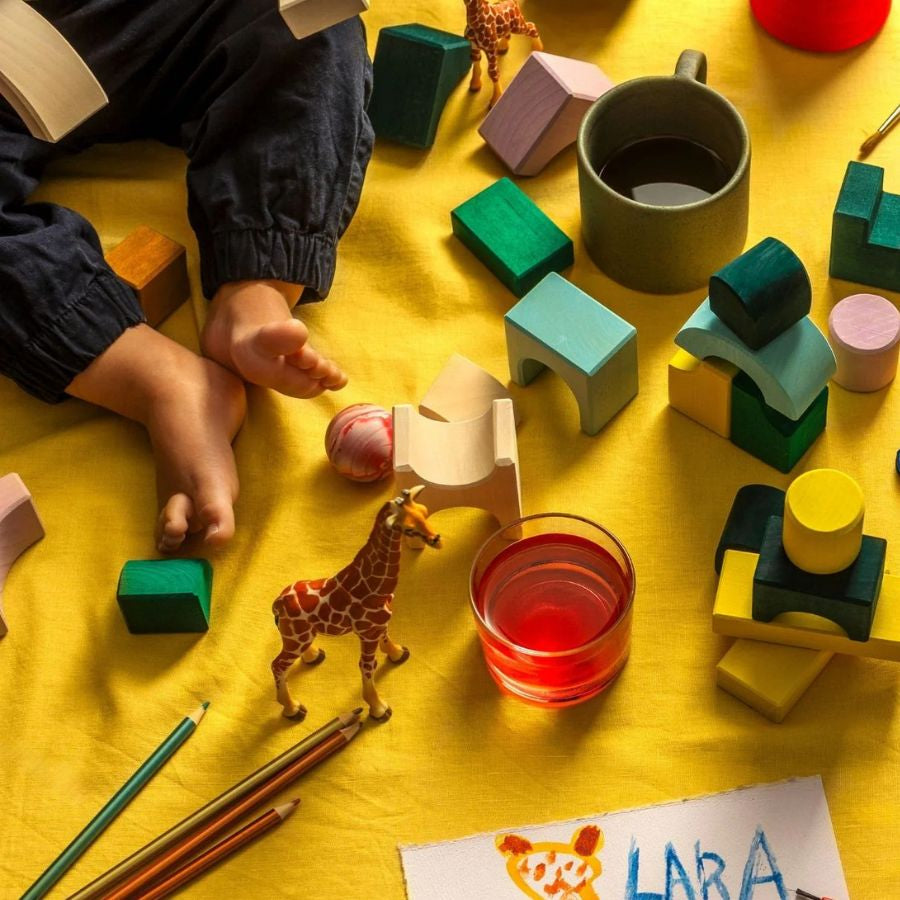 Grimm’s Kleiner Baukasten Movement – Abstrakter Holzbaukasten, ab 1 Jahr