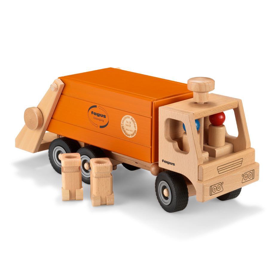 Limitiertes Müllauto von Fagus in orange 10.66