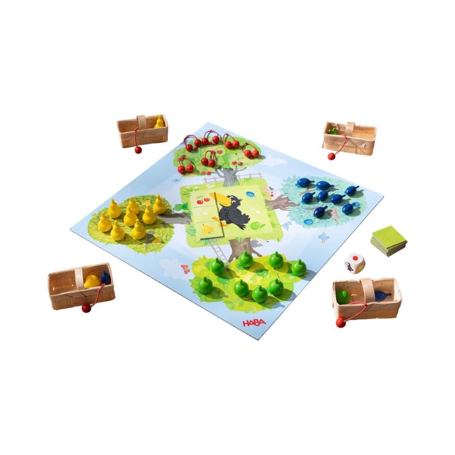 Haba Gesellschaftsspiel HABA Meine große Obstgarten-Spielesammlung – 10 Spiele für Kinder ab 3 Jahren