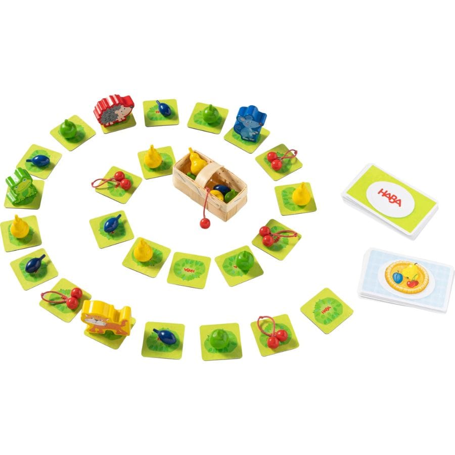 Haba Gesellschaftsspiel HABA Meine große Obstgarten-Spielesammlung – 10 Spiele für Kinder ab 3 Jahren