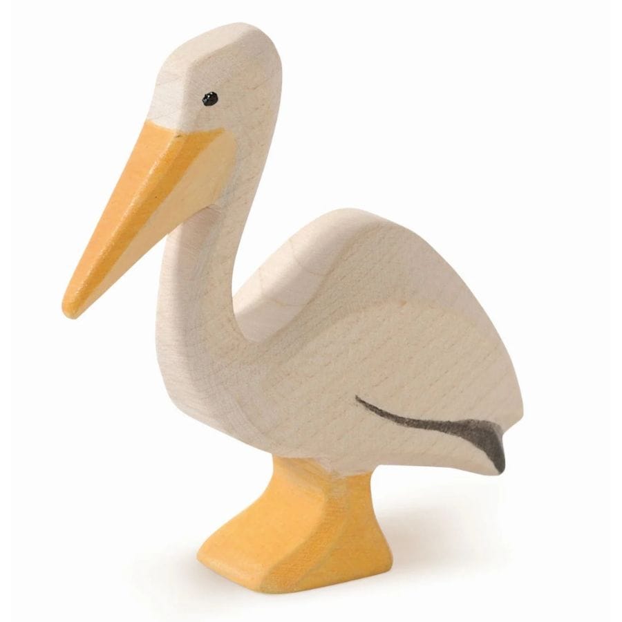 Ostheimer Holzfiguren Ostheimer Ostheimer Pelikan stehend aus Holz – Tierfigur, ab 3 Jahre