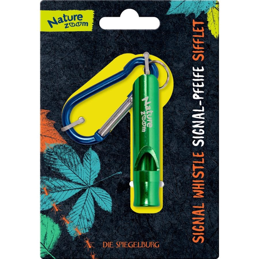 Spiegelburg Outdoor-Zubehör Signal-Pfeife Nature Zoom – Kleine Pfeife für große Abenteuer