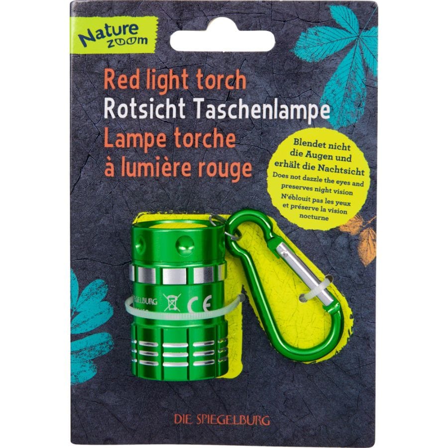 Spiegelburg Spielzeug für draußen Rotlicht-Taschenlampe Nature Zoom – LED für Nachtsicht | Spiegelburg