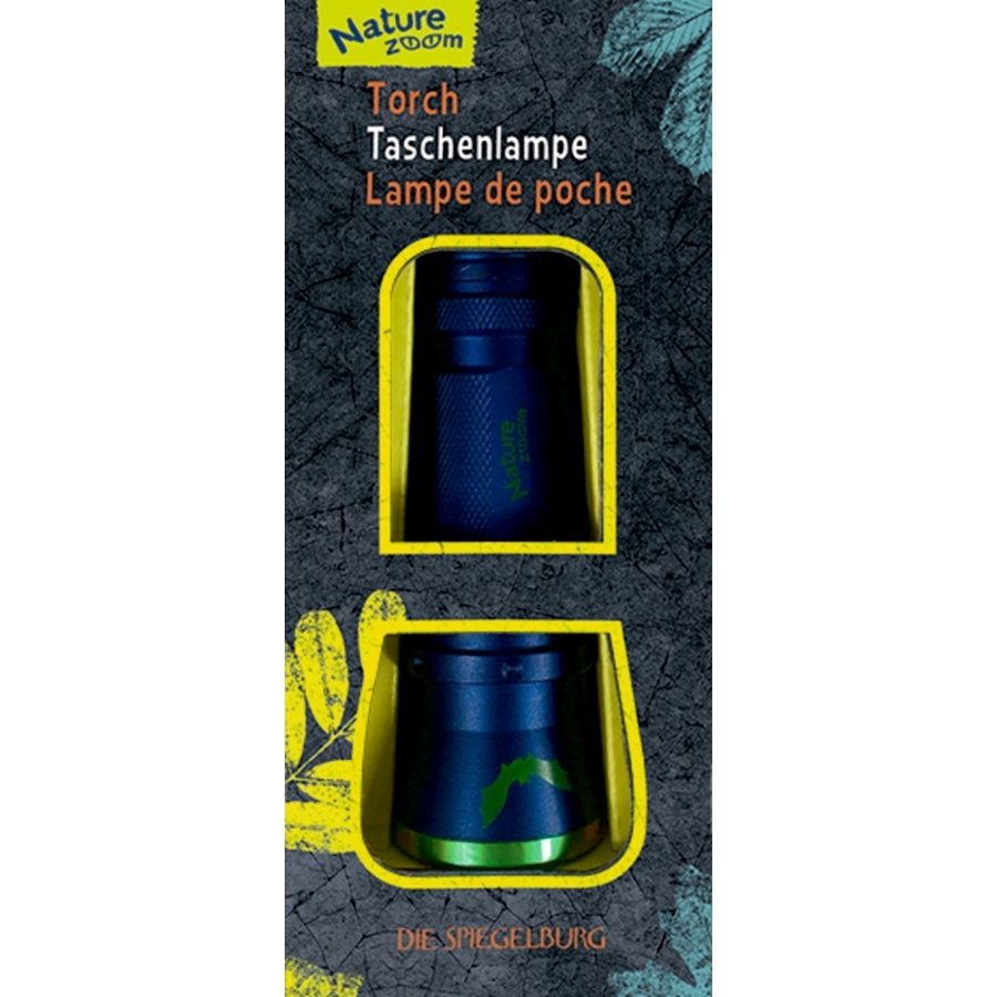 Taschenlampe Nature Zoom LED mit 2 Funktionen – Kinderlampe aus Aluminium